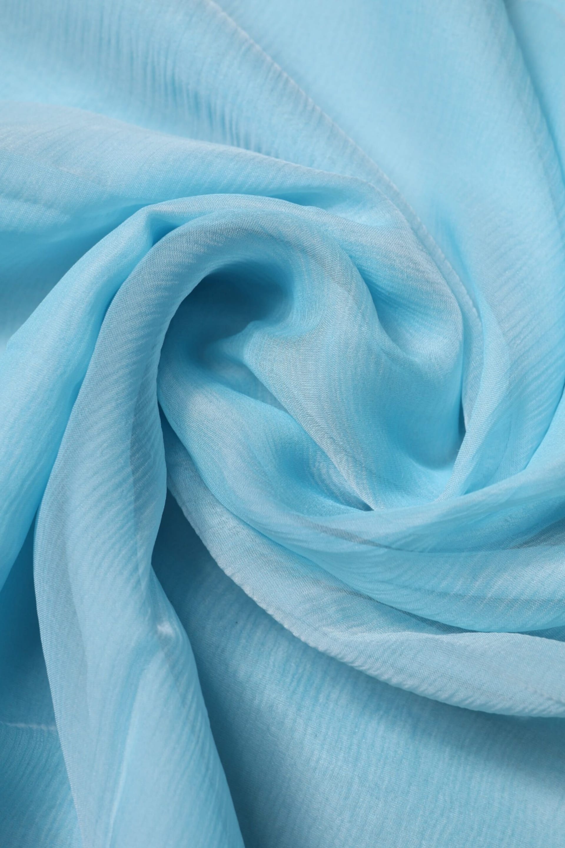 Dolce & Gabbana Dolce & Gabbana Women's Silk Scarf Light Blue Versatile Accessory - 4