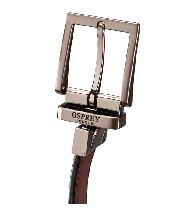 OSPREY LONDON OSPREY LONDON Men's The Crawford 3.5cm Reversible Leather Belt - 3