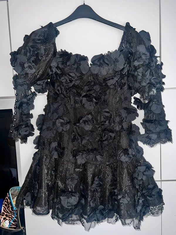 ASOS Black dress asos luxe
