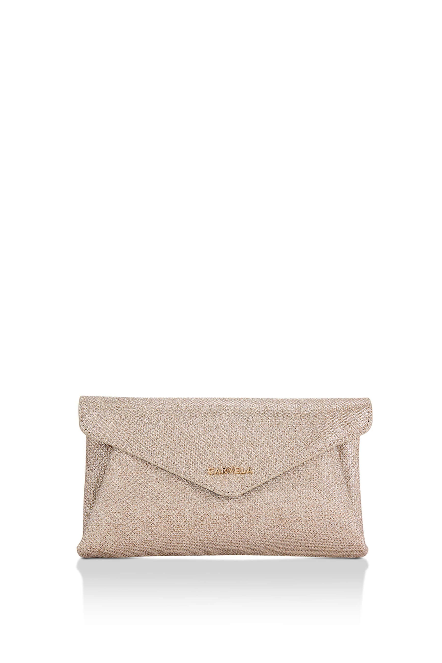 Carvela Carvela Women's 'Megan Envelope Clutch' Bag in Gold - 2