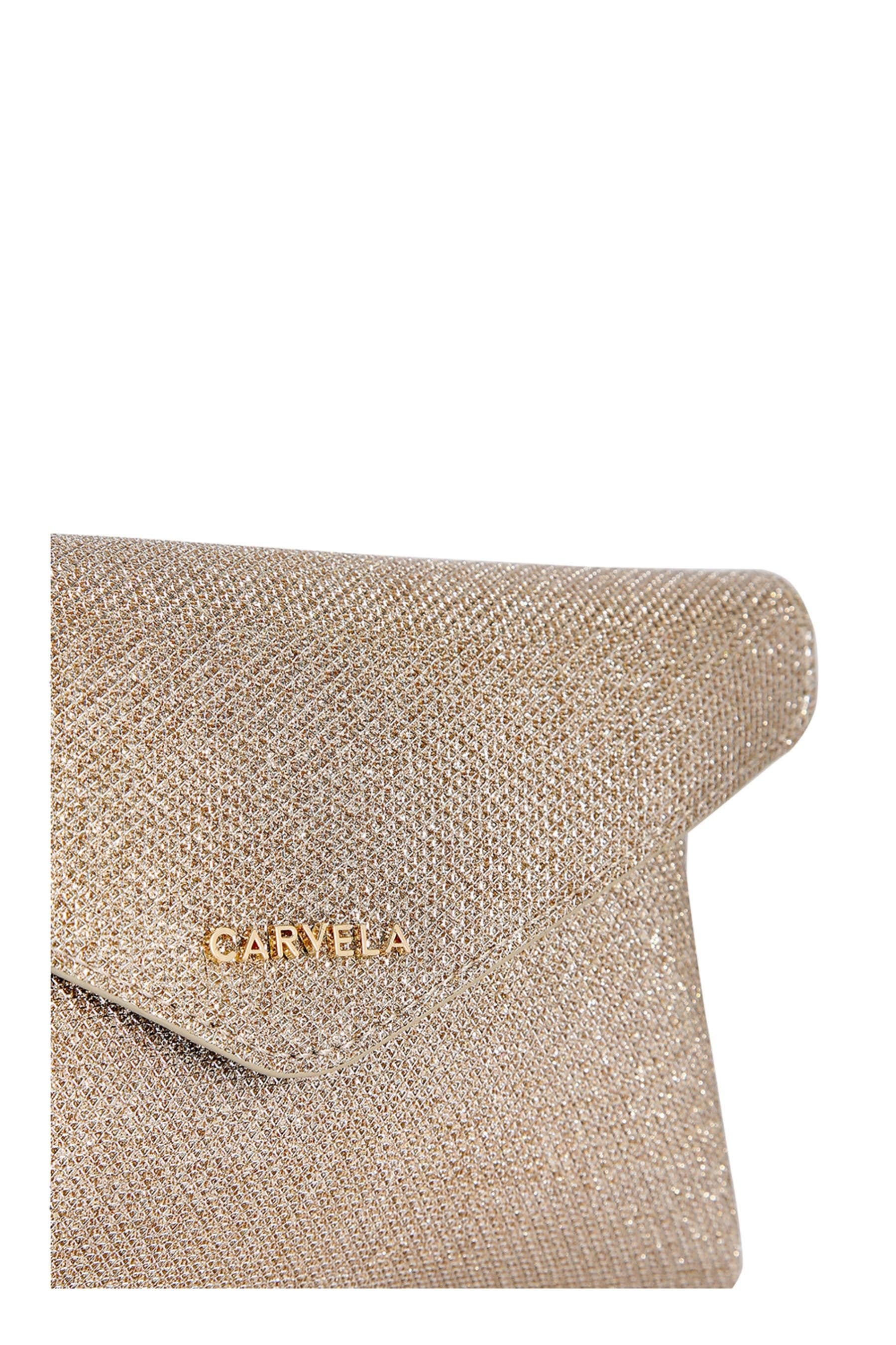 Carvela Carvela Women's 'Megan Envelope Clutch' Bag in Gold - 4