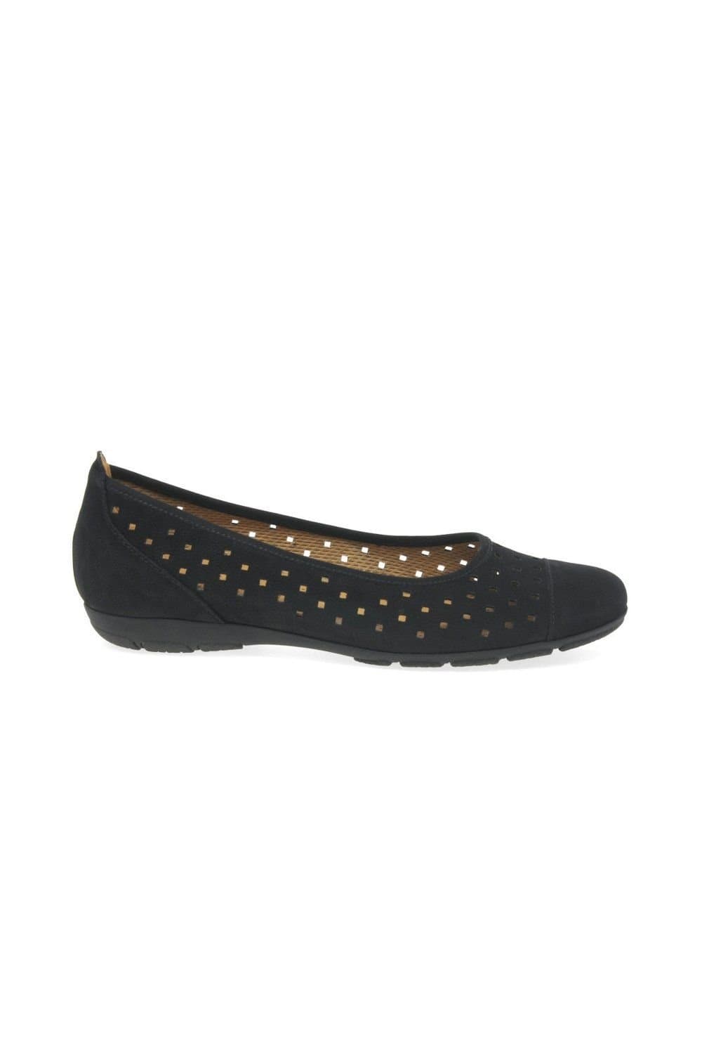 Gabor Gabor Women's 'Ruffle' Casual Shoes in Jet Black