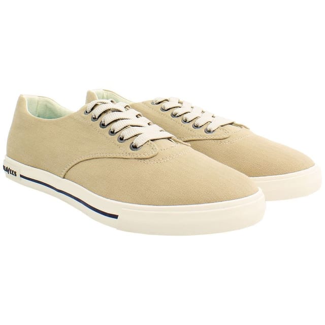 Seavees Seavees Men's Hermosa Surfwash Lace-Up Brown Canvas Plimsolls - 2