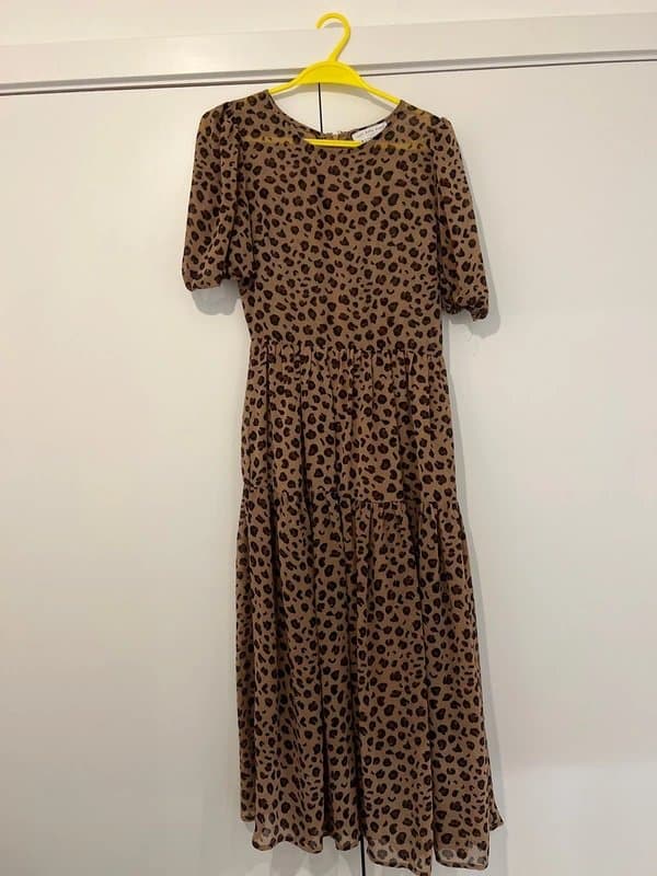 Never Fully Dressed Women's Never Fully Dressed Leopard Lucia Dress in Leopard