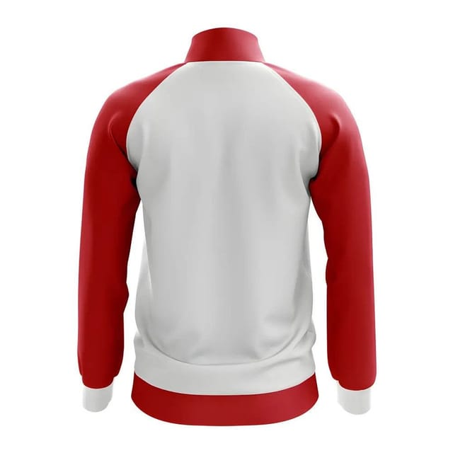 Puerto Rico Puerto Rico Men's Concept Football Track Jacket in White - 2