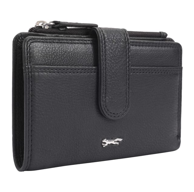 Paul Costelloe Paul Costelloe Women's Moija Leather Purse in Black - 3