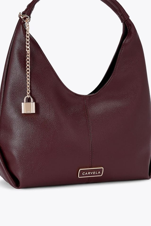 Carvela Carvela Women's 'Cassia Mini Hobo' Bag in Dark Red - 2