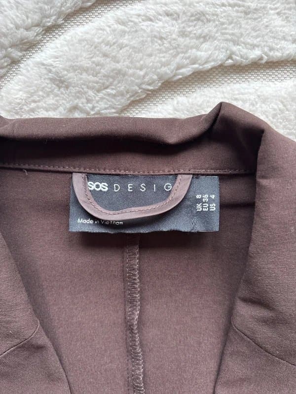ASOS brown blazer