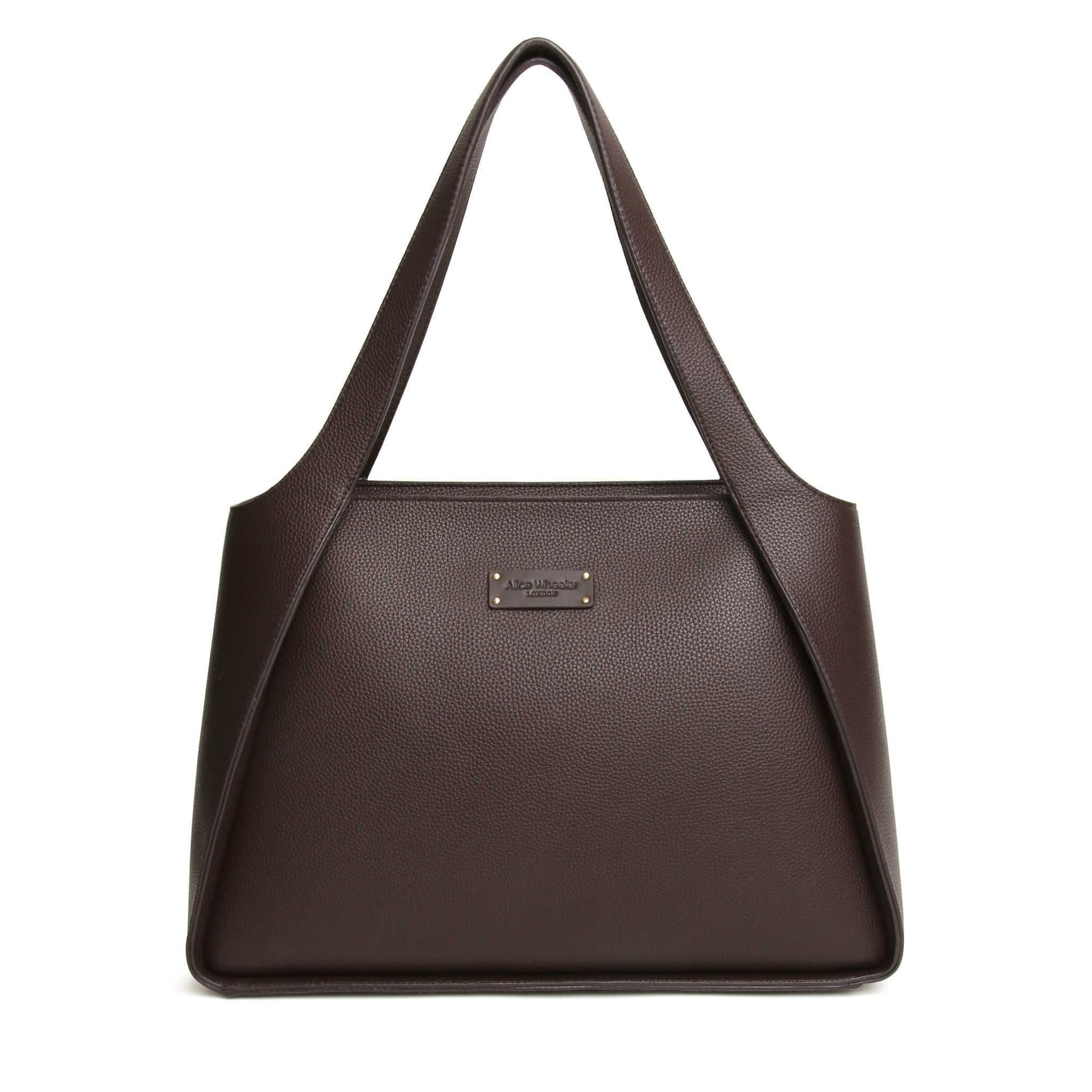 ALICE WHEELER LONDON ALICE WHEELER LONDON Women's Kensington Tote Bag in Chocolate