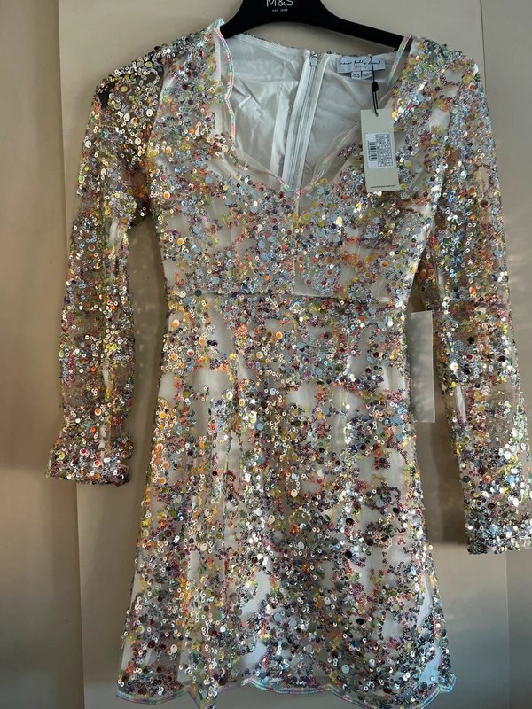 Never Fully Dressed NFD Bonnie sequinned stunning mini dress - 1