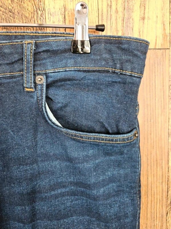 Bench Bench Slim Jeans Dark Blue - Mens Stretch Denim 34W 32L