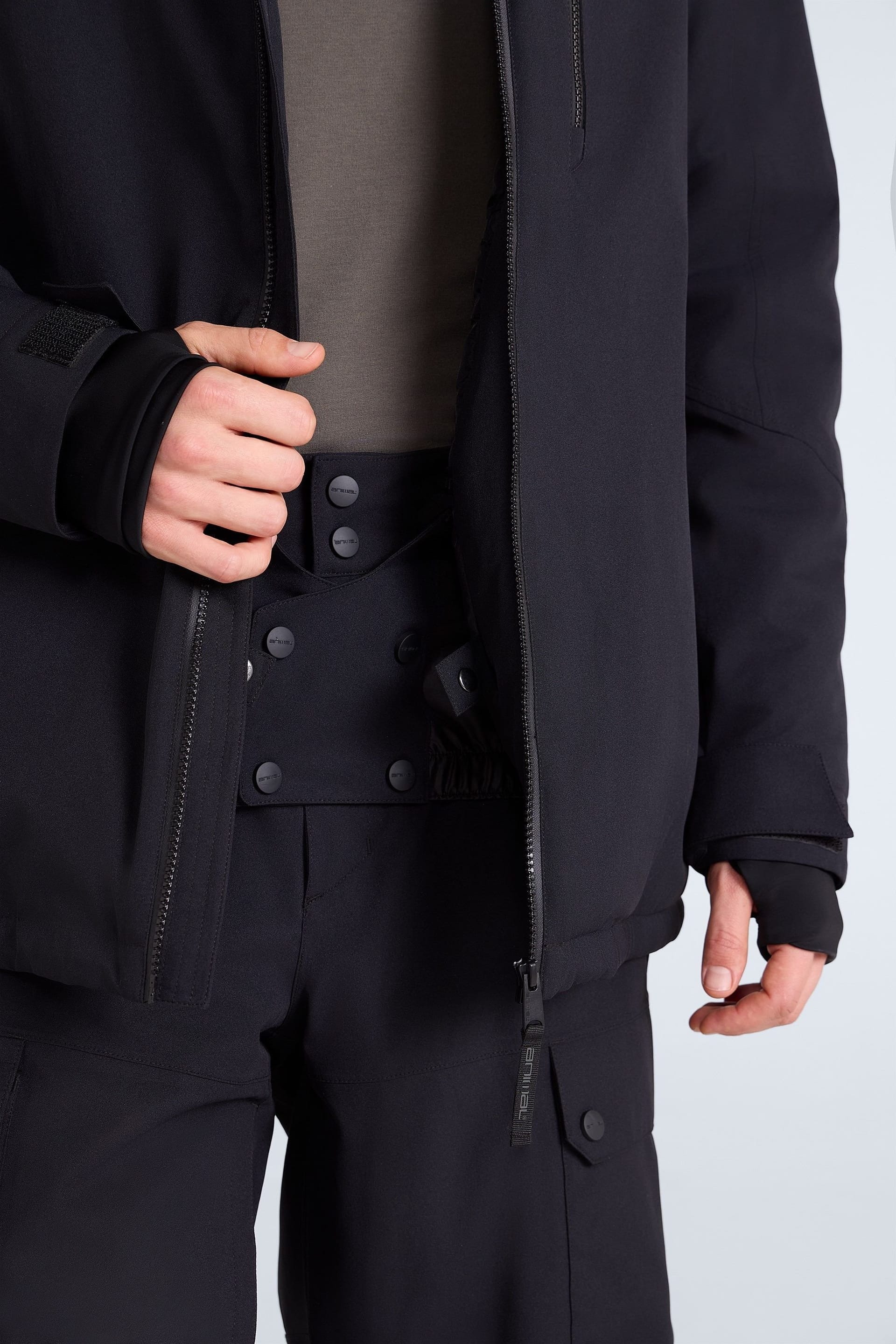Animal Animal Men's 'Laxx' Waterproof Breathable Outdoors Logo Snow Jacket in Black - 4
