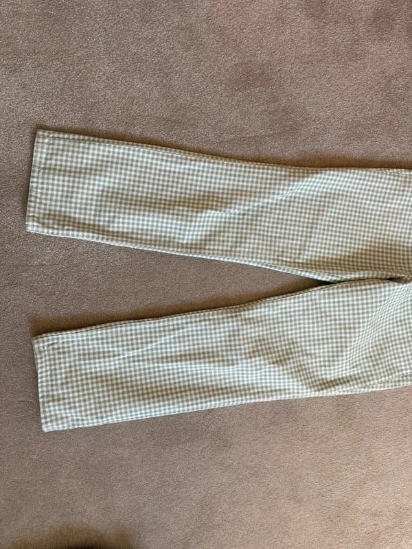 ASOS Design Asos design green checked jeans