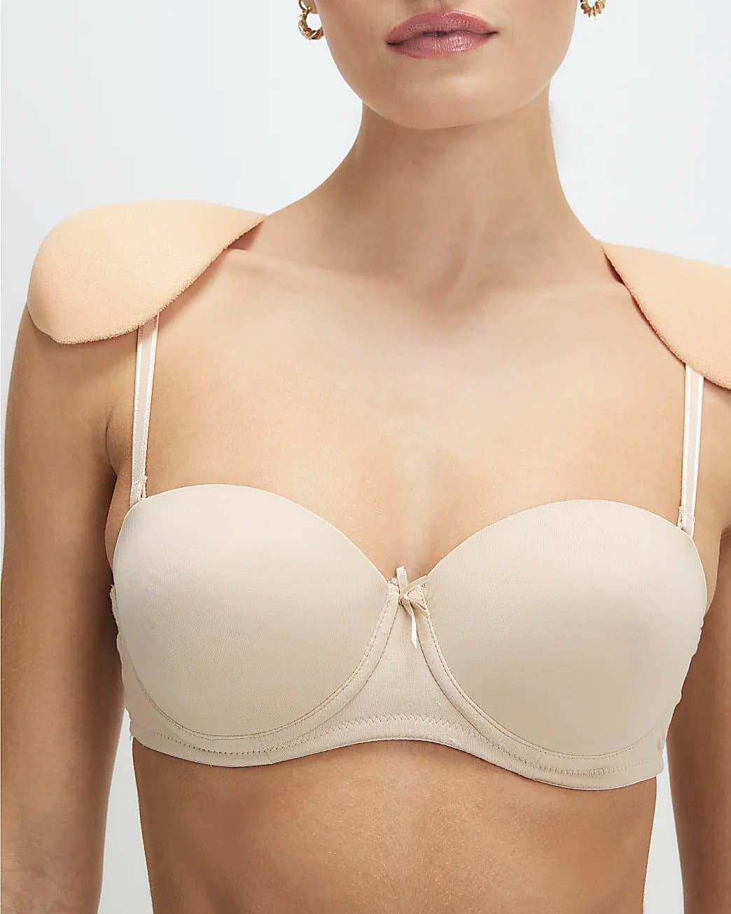 River Island River Island Womens Beige Shoulder Pads