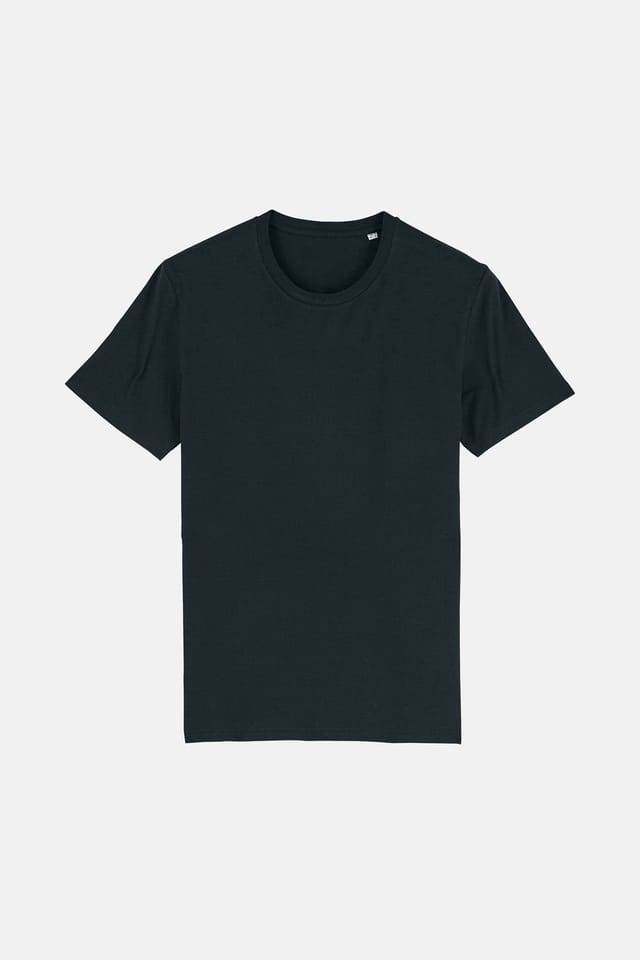 British Boxers British Boxers Men's "Black" Cotton T-Shirt in Black - 2