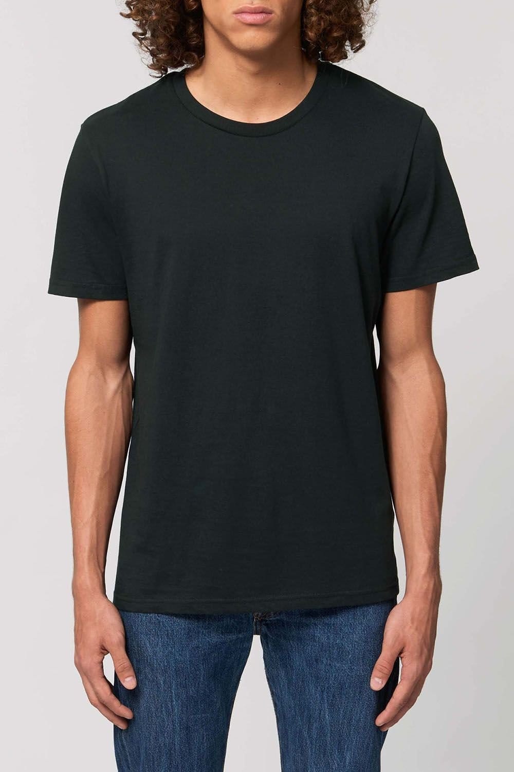 British Boxers British Boxers Men's "Black" Cotton T-Shirt in Black - 4