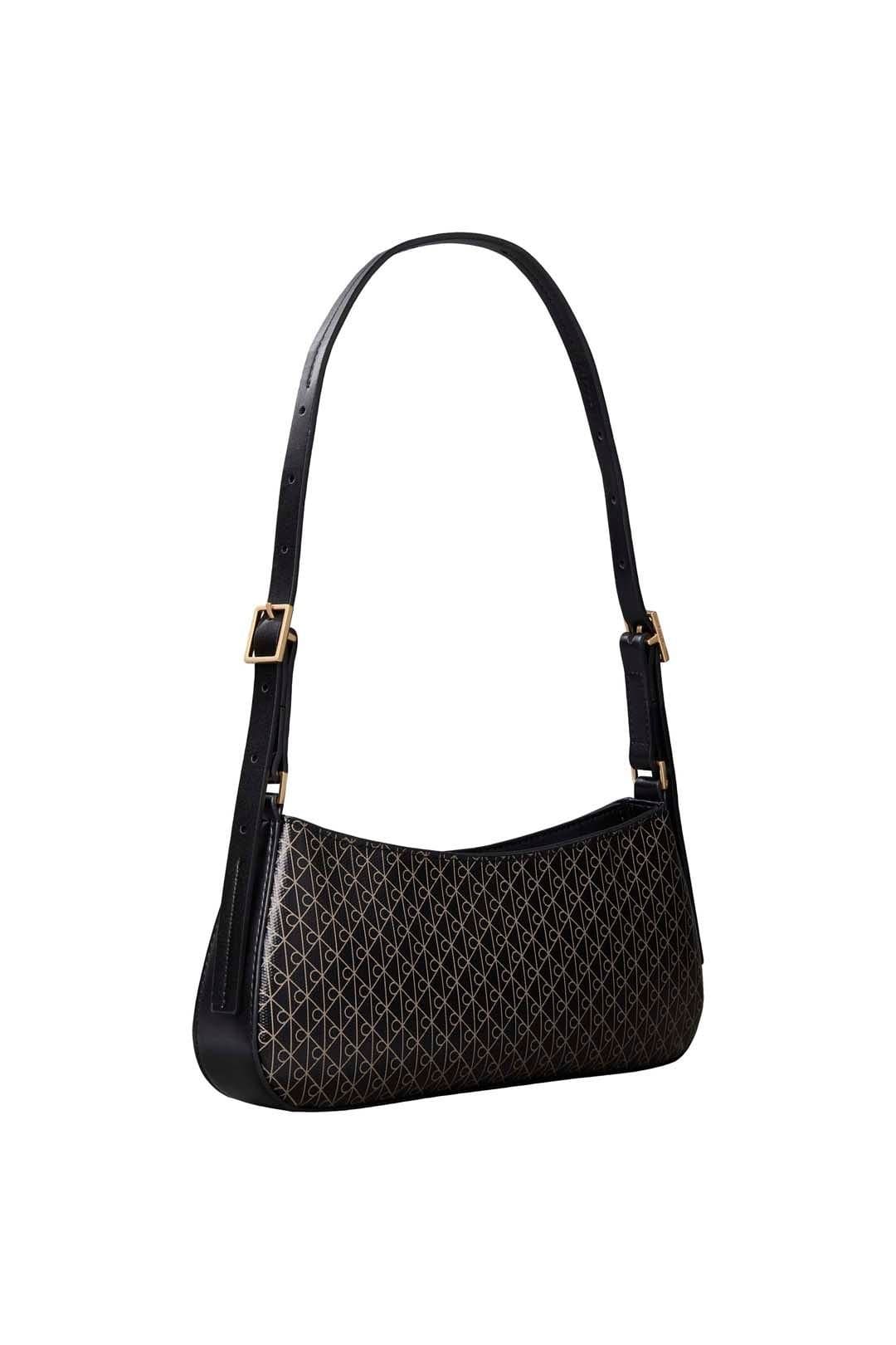 Calvin Klein Calvin Klein Women's Emblem Aop Small Shoulder Bag Black Aop