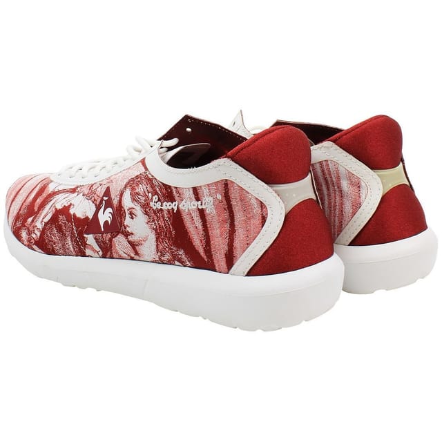 Le Coq Sportif Le Coq Sportif Women's Wendon Levity Lace-Up Red Synthetic Trainers - 3