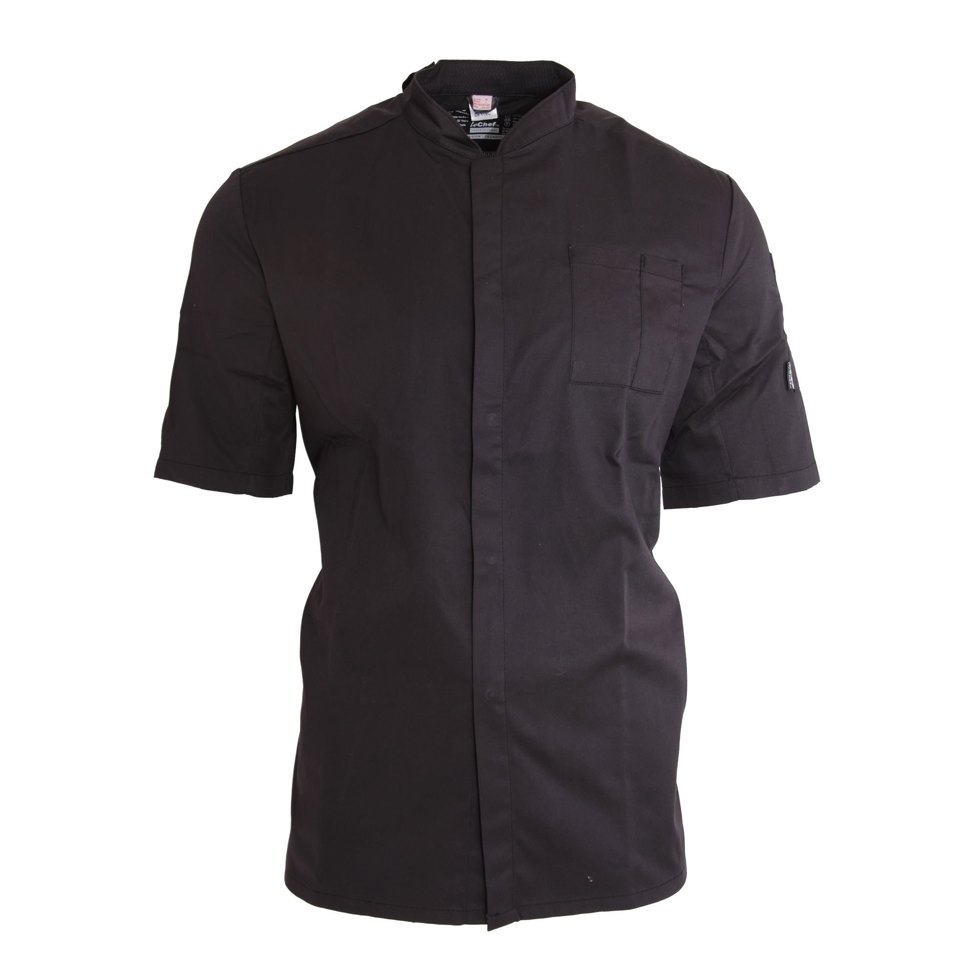 Le Chef Le Chef Men's ThermoCool Chefs Prep Jacket in Black - 3