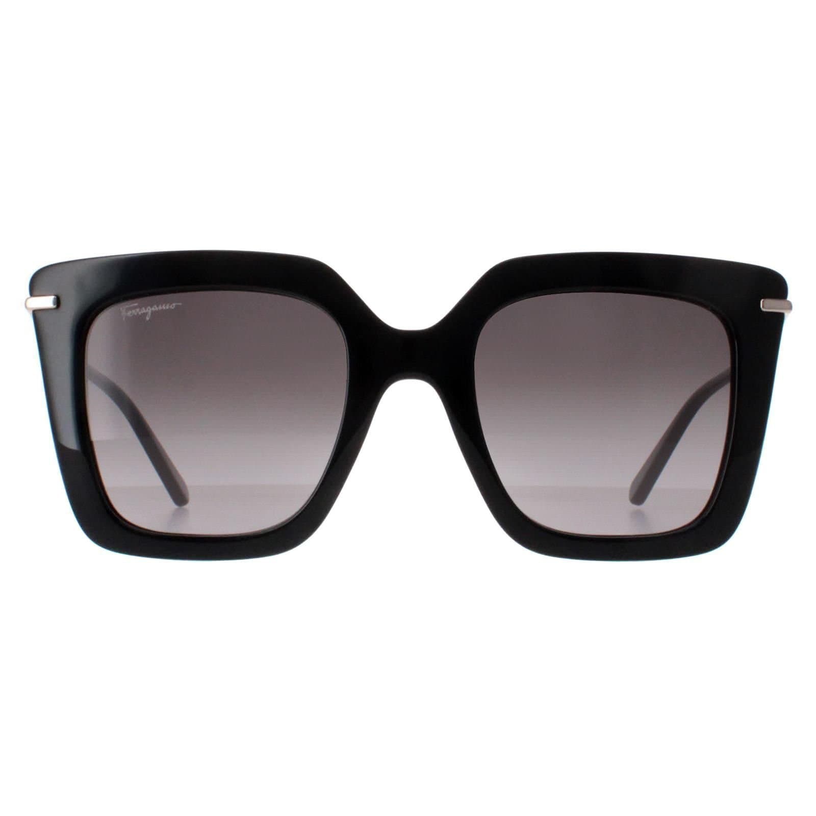 Salvatore Ferragamo Salvatore Ferragamo Women's Square Black Smoke Gradient SF1041S