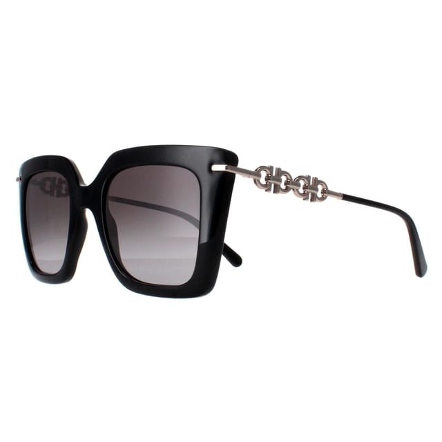Salvatore Ferragamo Salvatore Ferragamo Women's Square Black Smoke Gradient SF1041S - 2