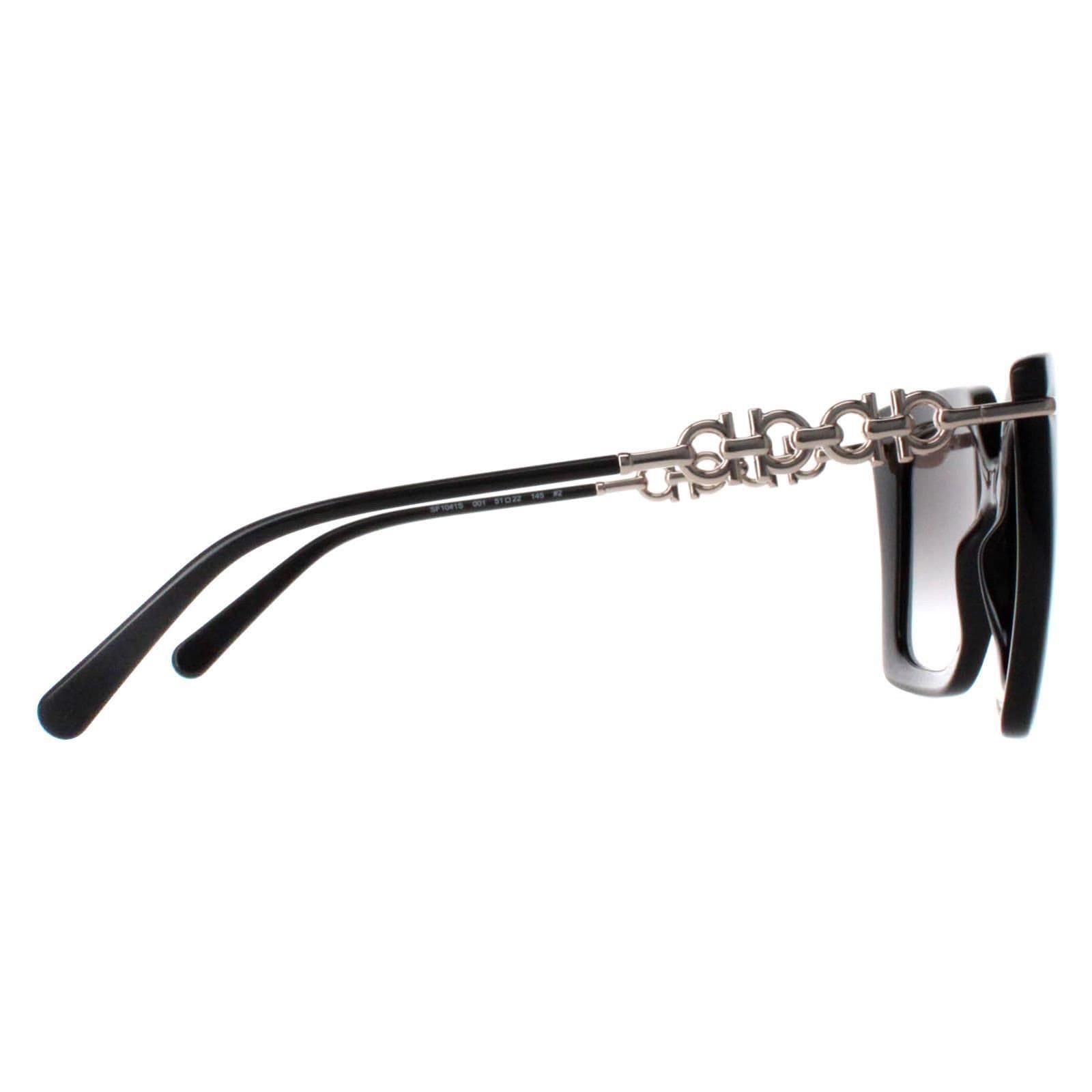 Salvatore Ferragamo Salvatore Ferragamo Women's Square Black Smoke Gradient SF1041S - 4