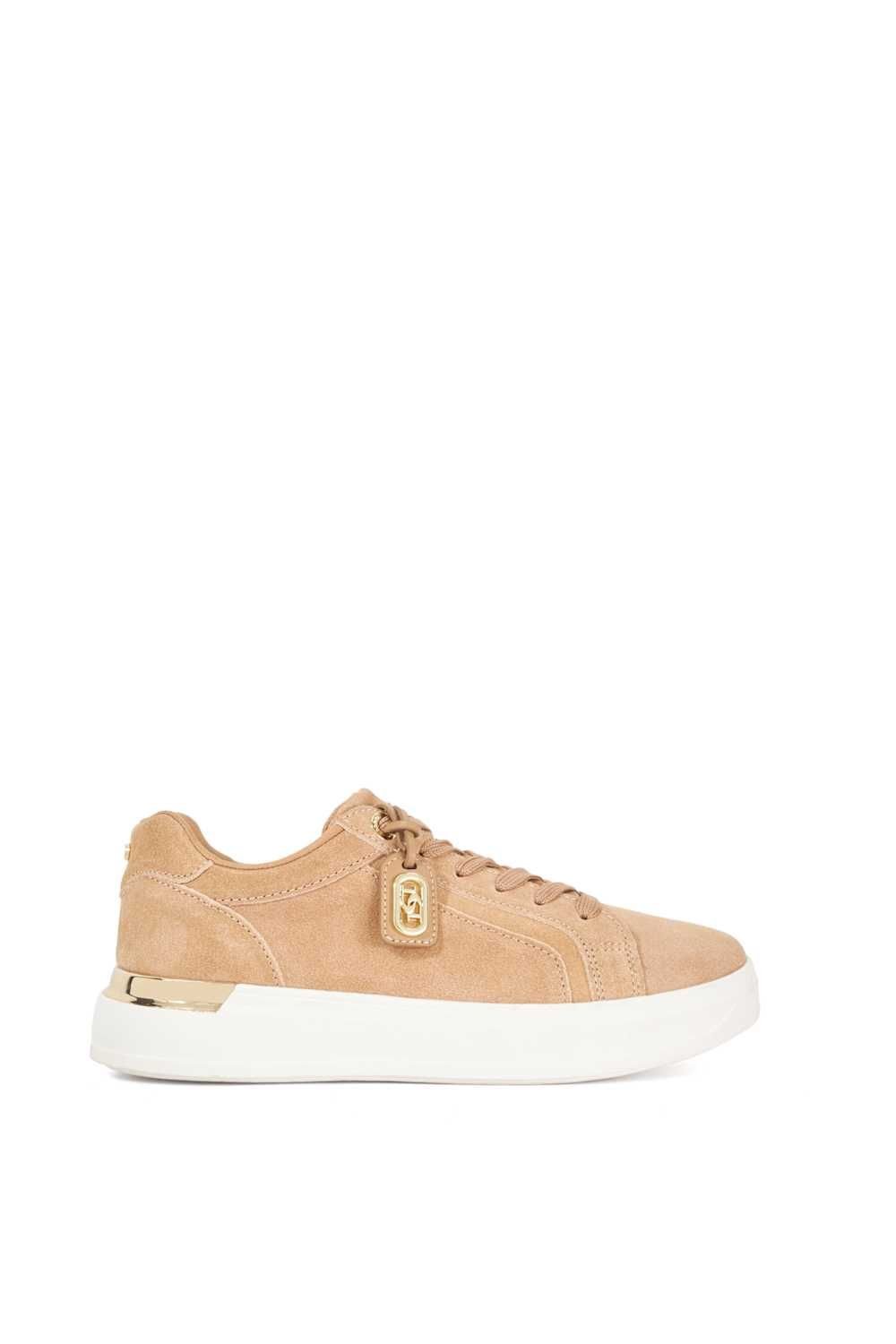 Dune London Dune London Women's 'Ekino' Suede Trainers in Natural - 1