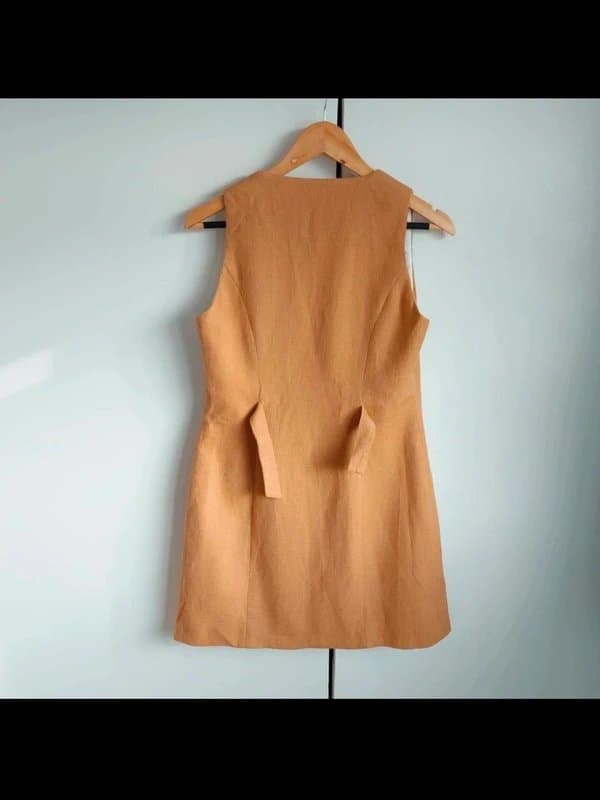 Never Fully Dressed Never fully dressed mustard brown waistcoat size uk 10