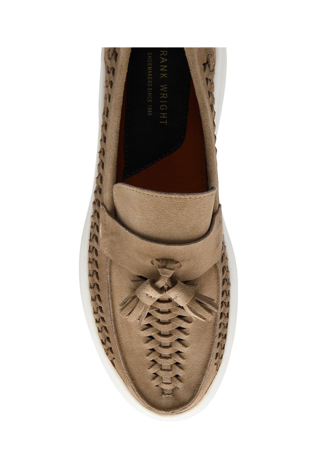 Frank Wright Frank Wright Men's Suede 'Robson' Loafers in Taupe - 4
