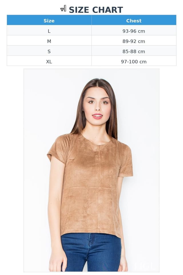 Love Lace Love Lace Women's Everyday Short Sleeve Blouse in Brown - 2