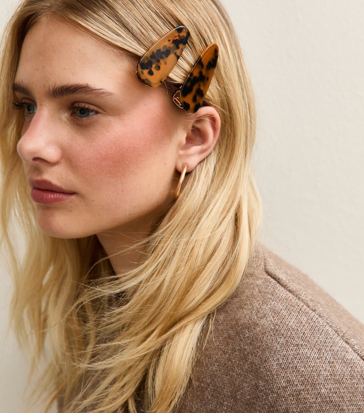 New Look Pack of 2 Brown Leopard Print Hair Slides New Look