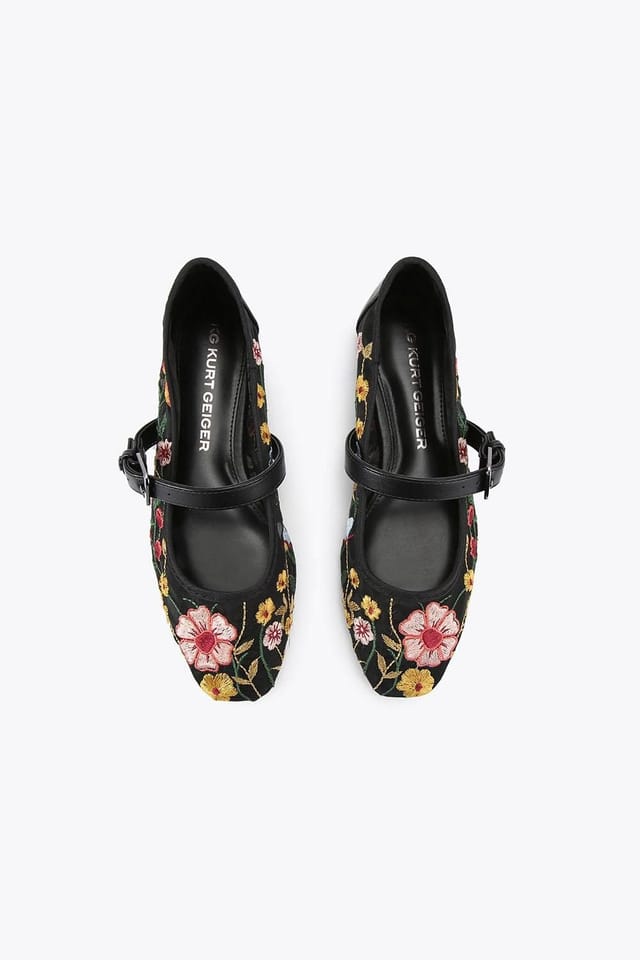 KG Kurt Geiger KG Kurt Geiger Women's 'Nina Mesh' Fabric Flats in Black - 2