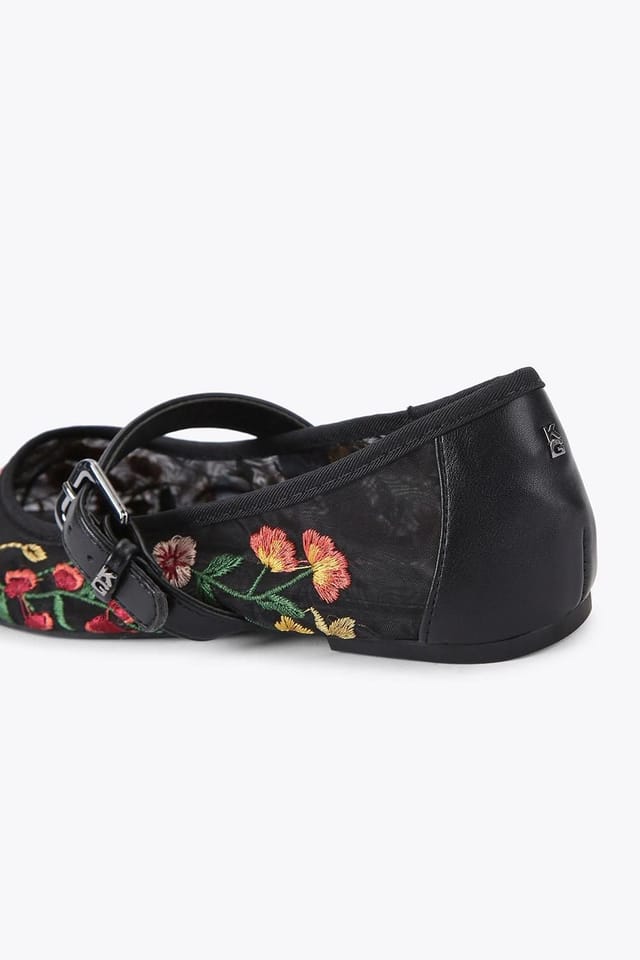 KG Kurt Geiger KG Kurt Geiger Women's 'Nina Mesh' Fabric Flats in Black - 3