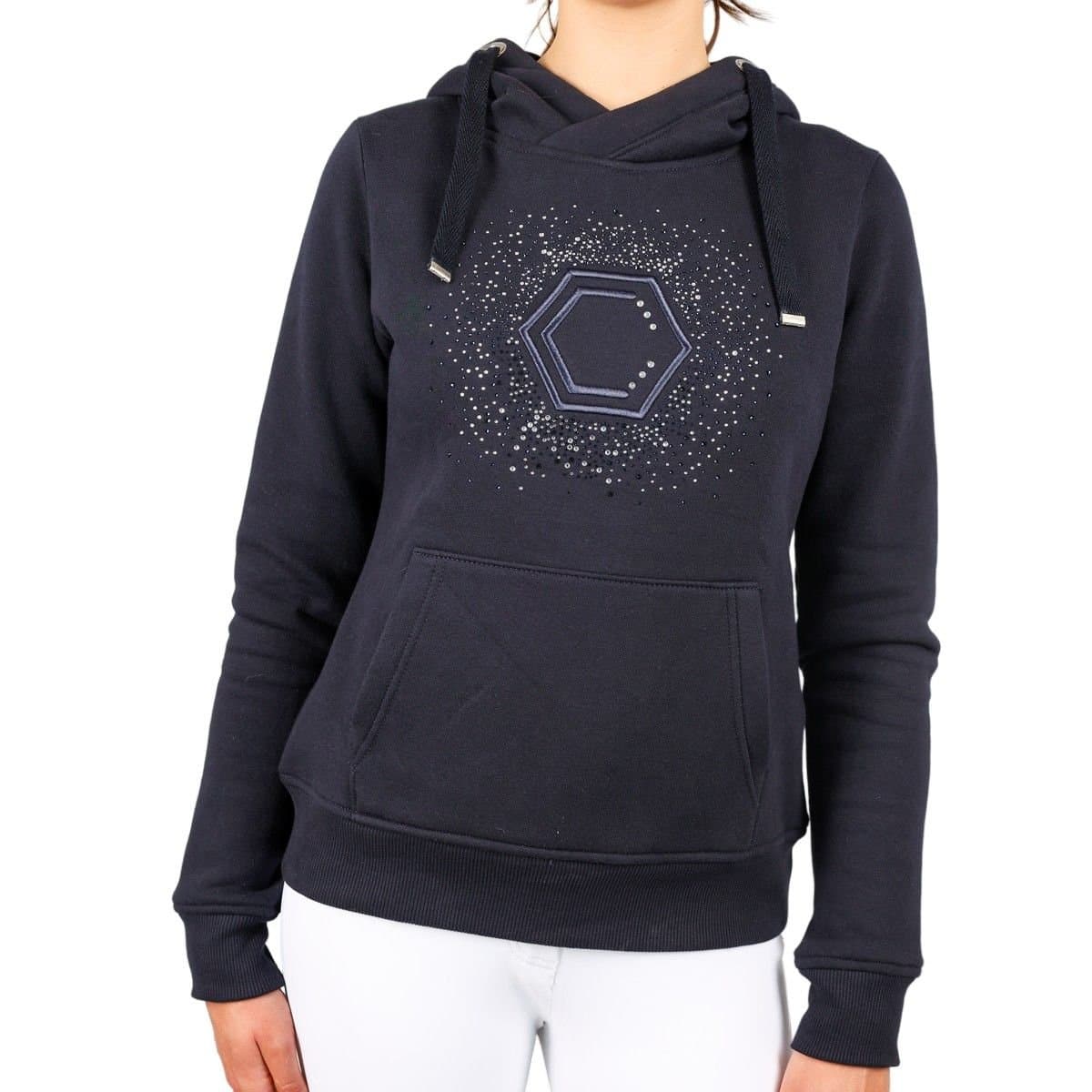 Coldstream Coldstream Navy Diamante Hoodie for Women