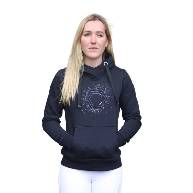 Coldstream Coldstream Women's Swanlaws Diamante Hoodie in Navy - 2
