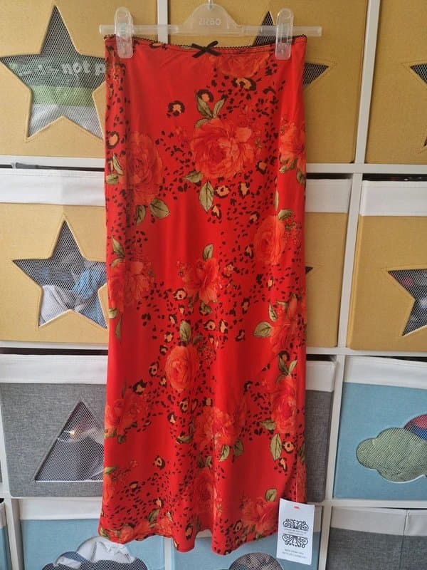 Never Fully Dressed Never fully dressed women's Red Rosie Dorris Skirt size UK 6 BNWT