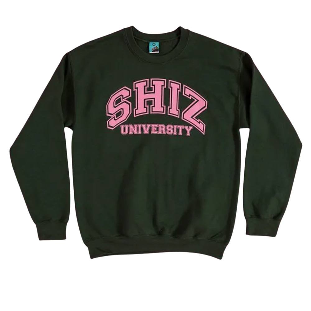 Wicked Wicked Men's Shiz University Sweatshirt in Green - 3