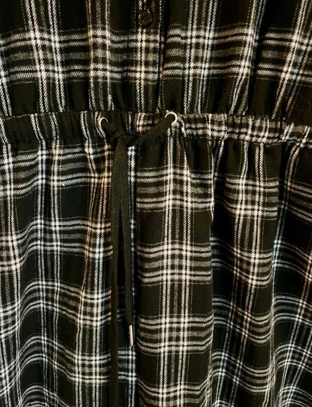 Missguided Black-And-White Check Jumpsuit In Size 20