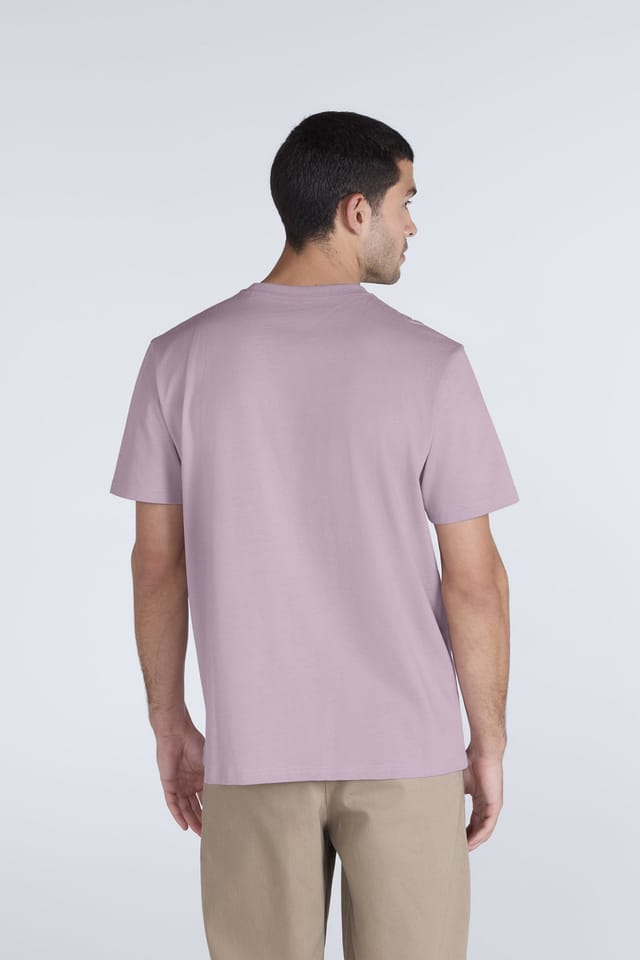 Animal Animal Men's 'Chase' Breathable Short Sleeve Cotton Relaxed Fit T-Shirt in Dark Pink - 3