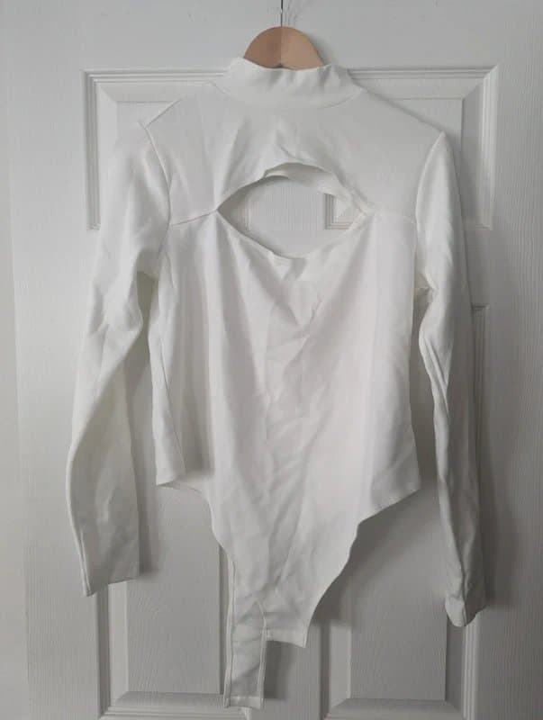 ASOS ASOS Design Curve luxe White Bodysuit - Brand New and Never Worn!