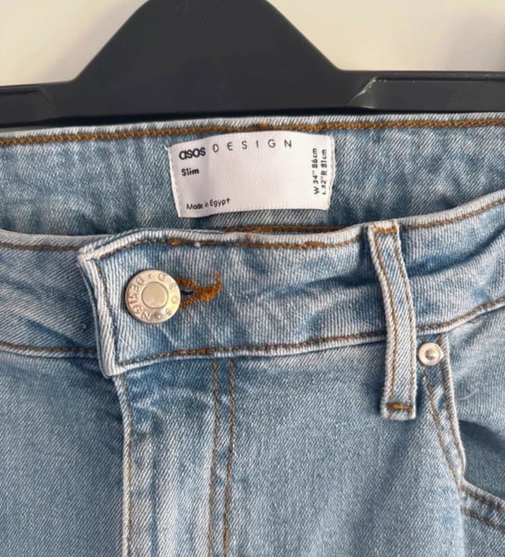 ASOS Design ASOS Design | mens lightblue jeans ~ W34 L32 | Slim/Straight Leg