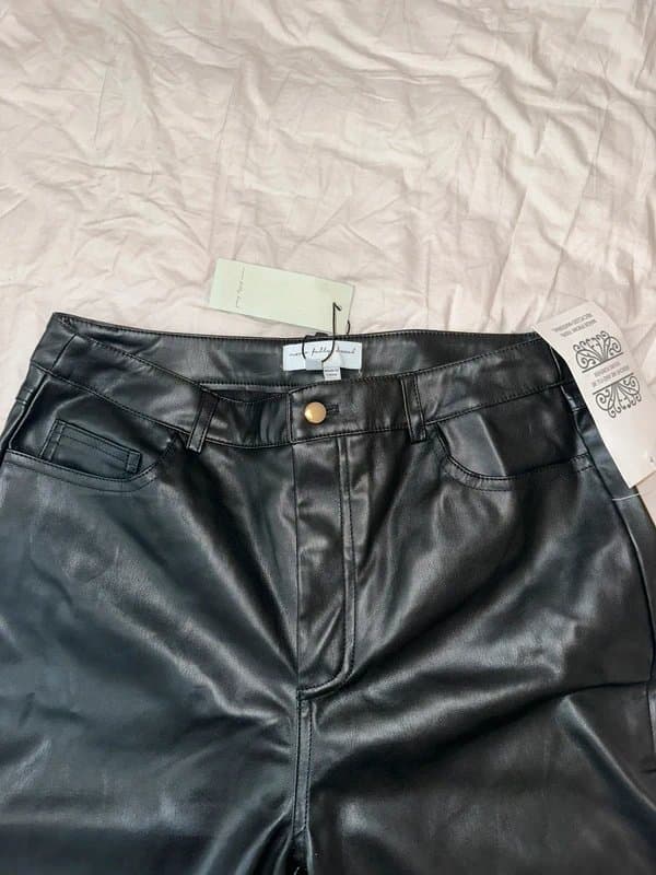 Never Fully Dressed Never Fully Dresses pleather trousers