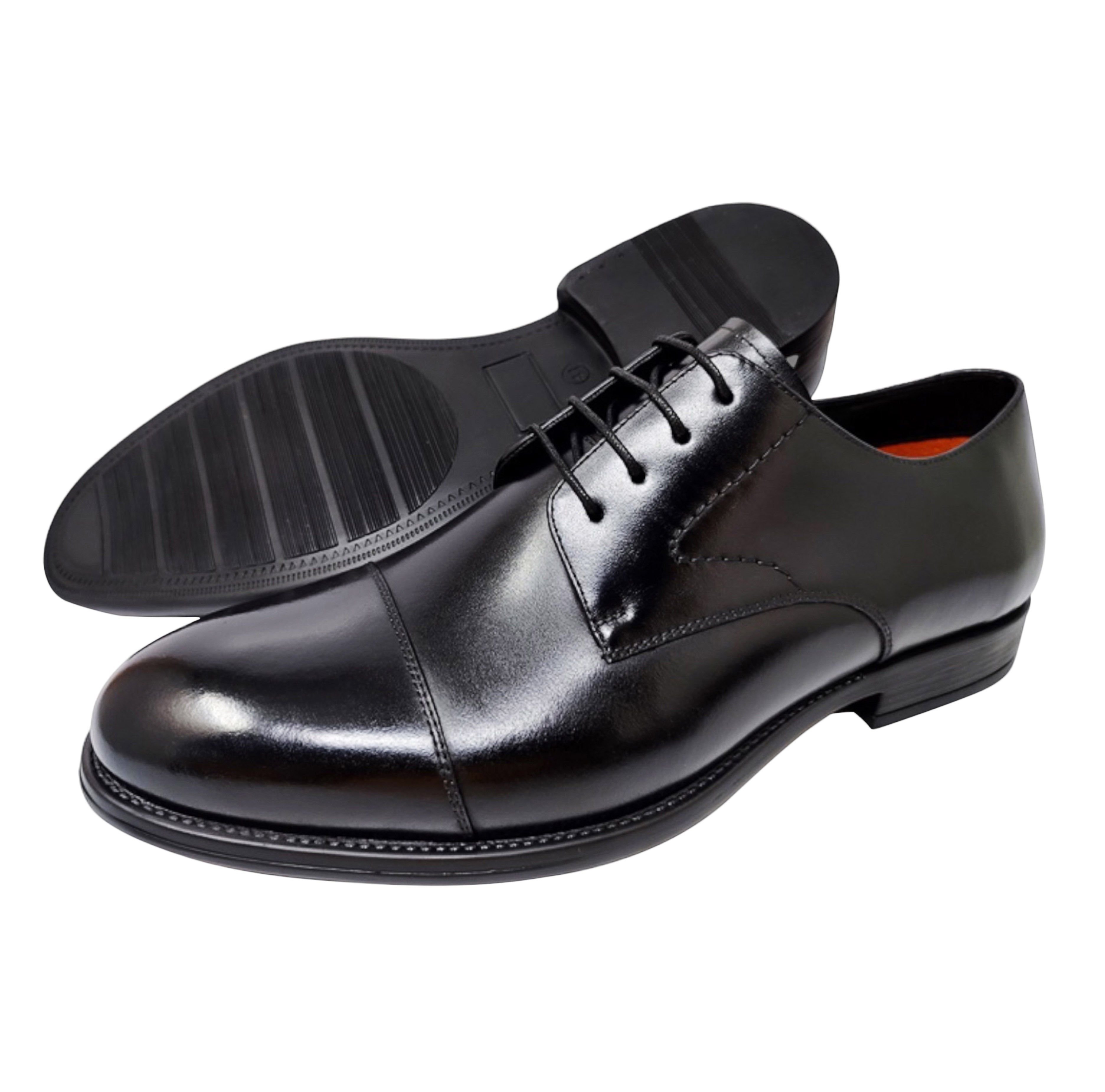 LB COMFORT LB COMFORT Men's Clyde Leather Shoes in Black - 3