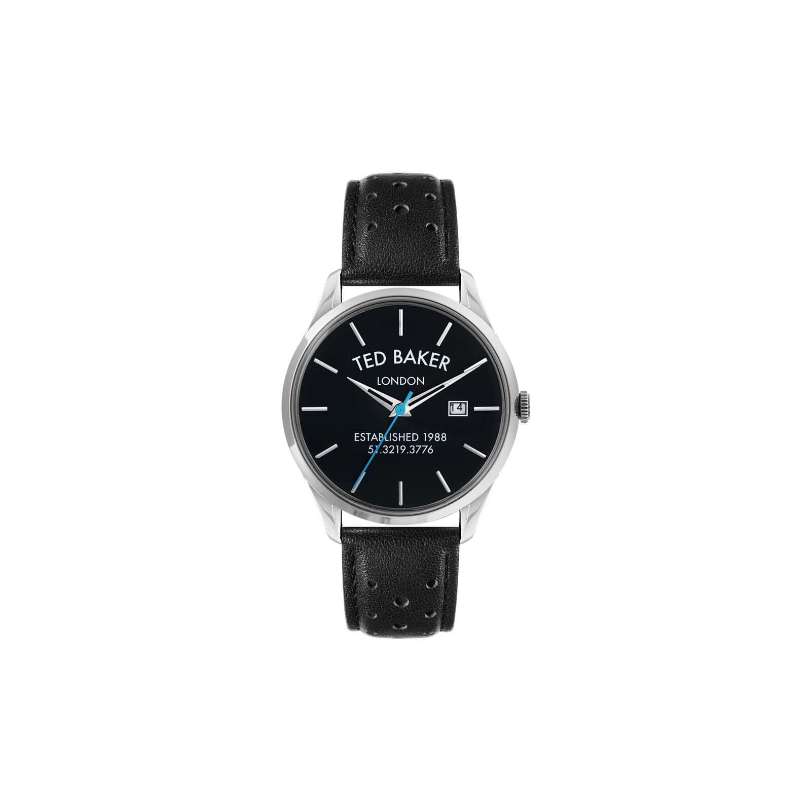 Ted Baker Ted Baker Men's BKPLTS201 Urban 40mm Quartz Watch in Black