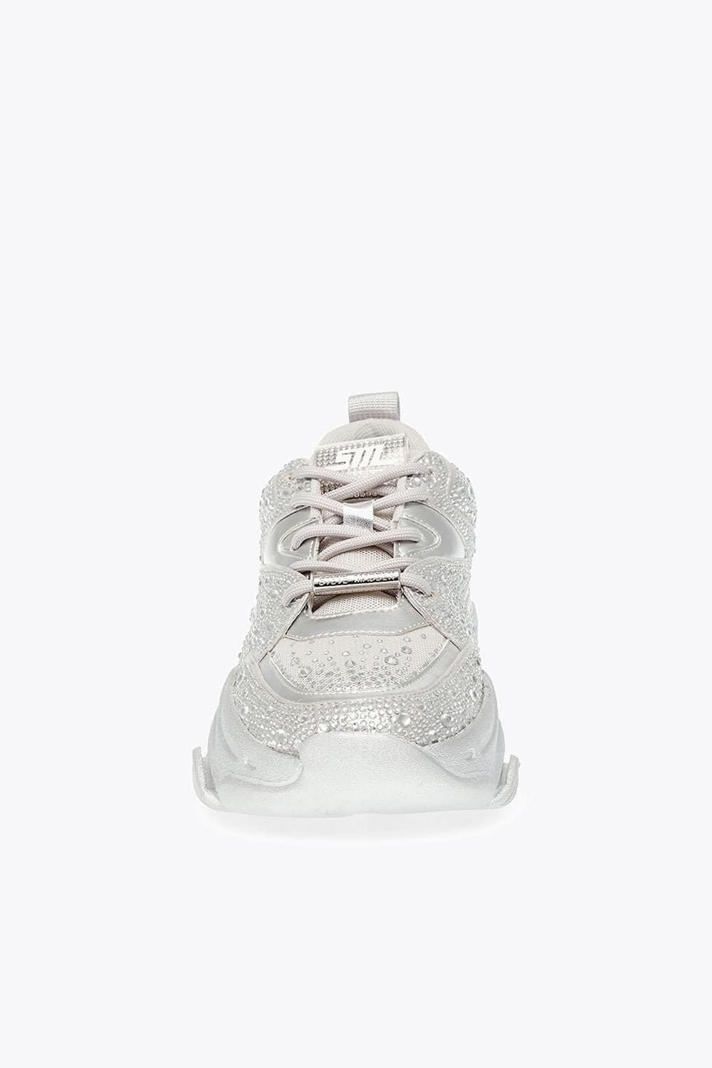 Steve Madden STEVE MADDEN Women's 'Privy 751' Fabric Trainers in Silver - 4