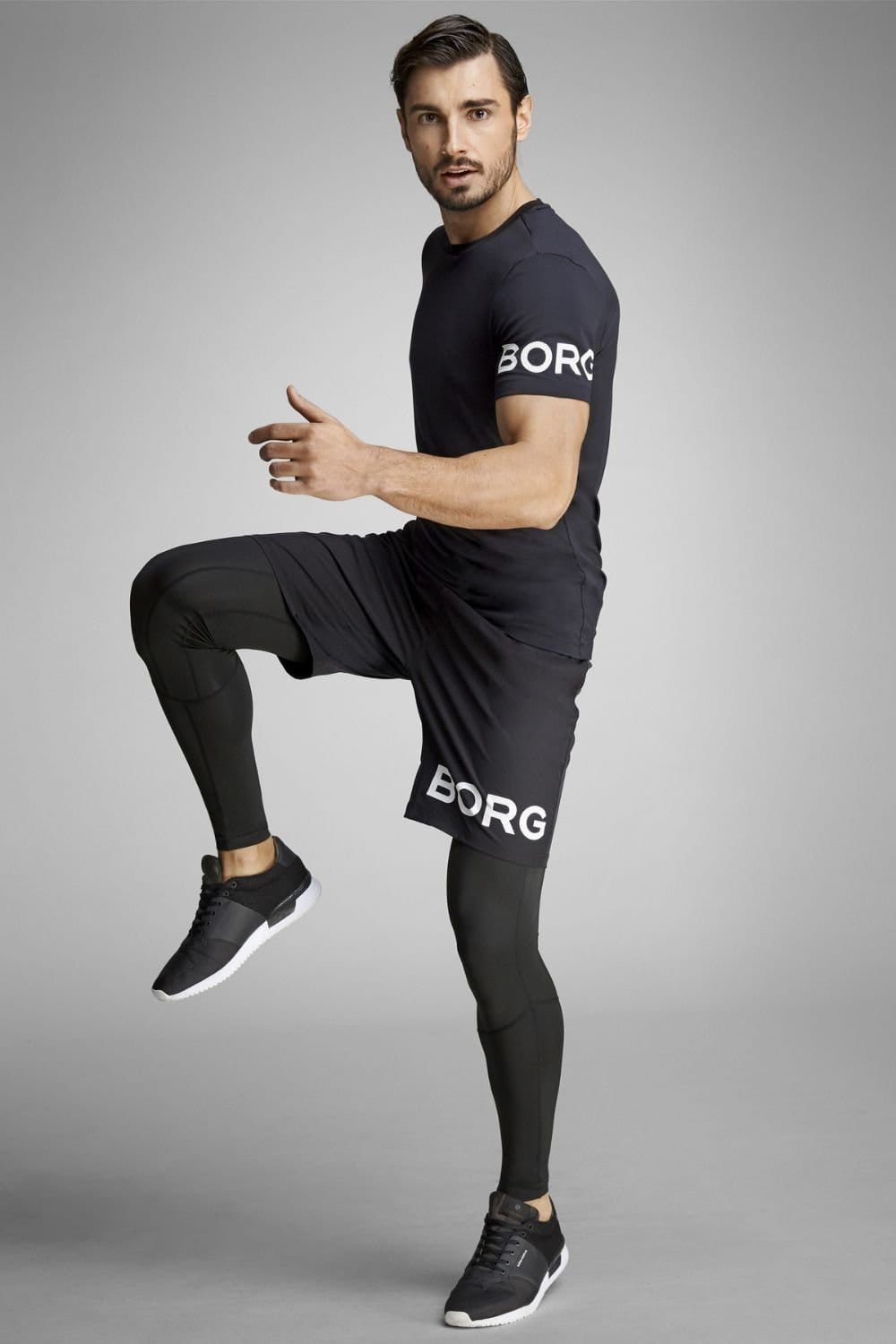 Bjorn Borg Bjorn Borg Men's Designer Sports Running T-Shirt in Navy - 4