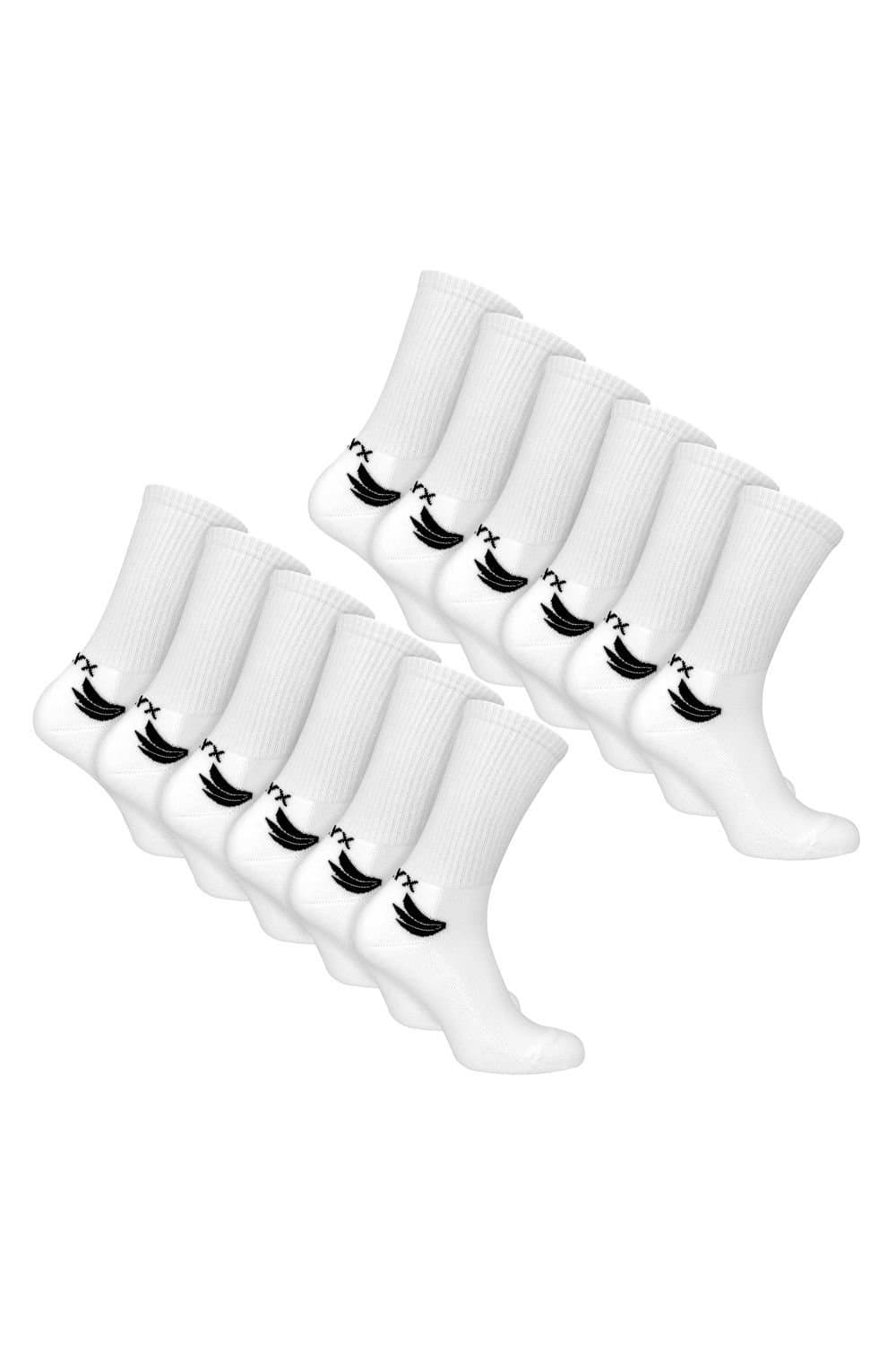 TALYX TALYX Men's 12 Pack Bamboo Sports Socks in White