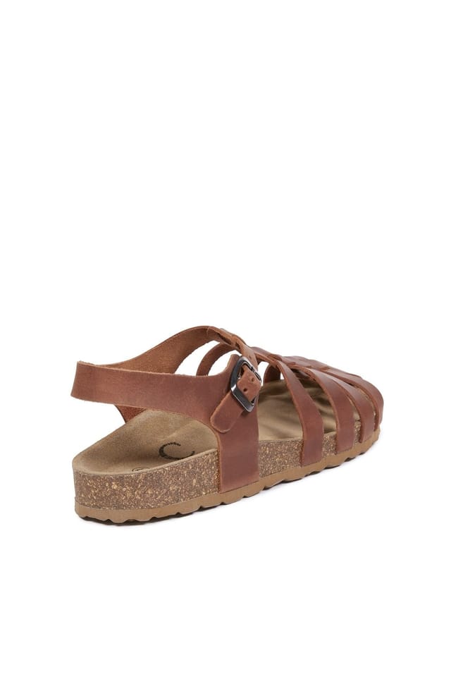 Celtic & Co Celtic & Co Women's Fisherman's Sandal in Brown - 3