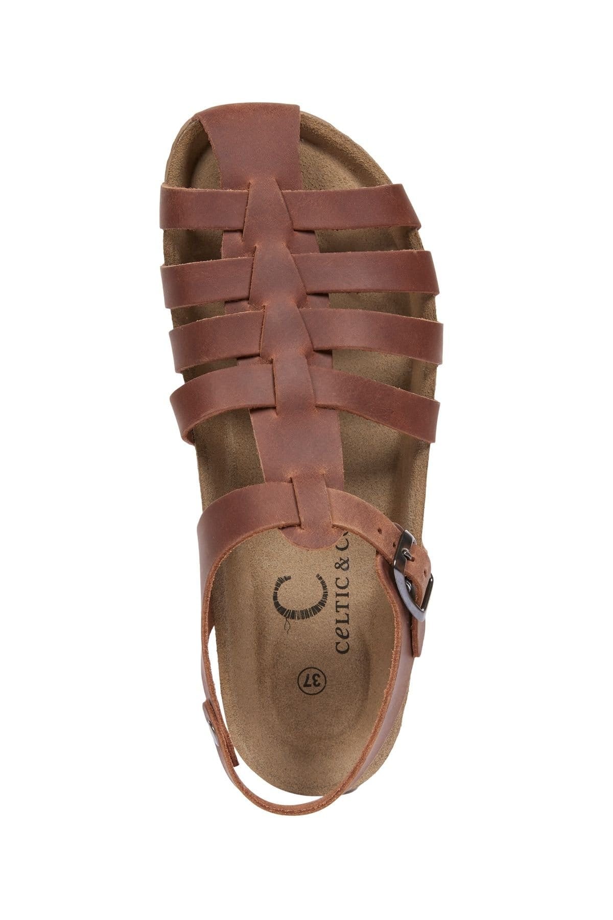 Celtic & Co Celtic & Co Women's Fisherman's Sandal in Brown - 4