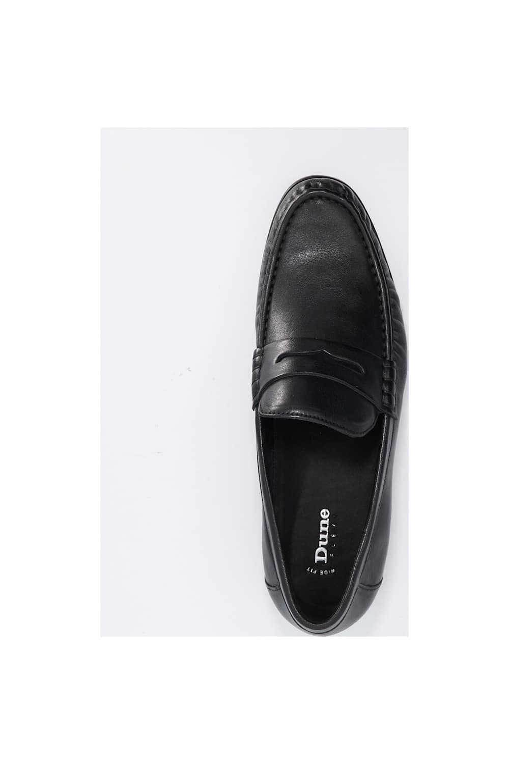 Dune London Dune London Men's Wide Fit 'Sammi' Leather Loafers in Black - 4
